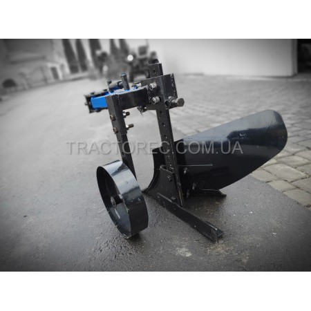 Плуг збільшений однокорпусний до мотоблока, мототрактора ширина захвата 25 см, усилена рама, всі можливі регулювання